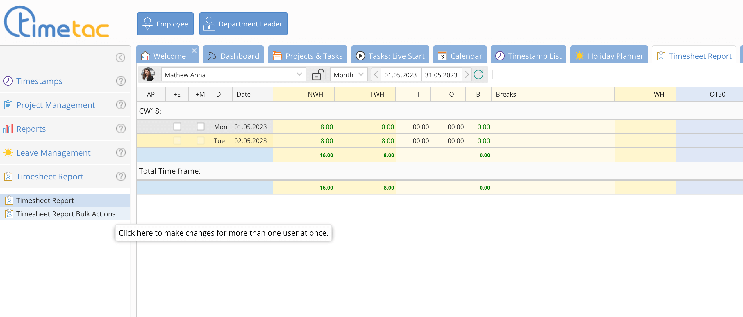 Timesheet Report Export Timesheet Report Export