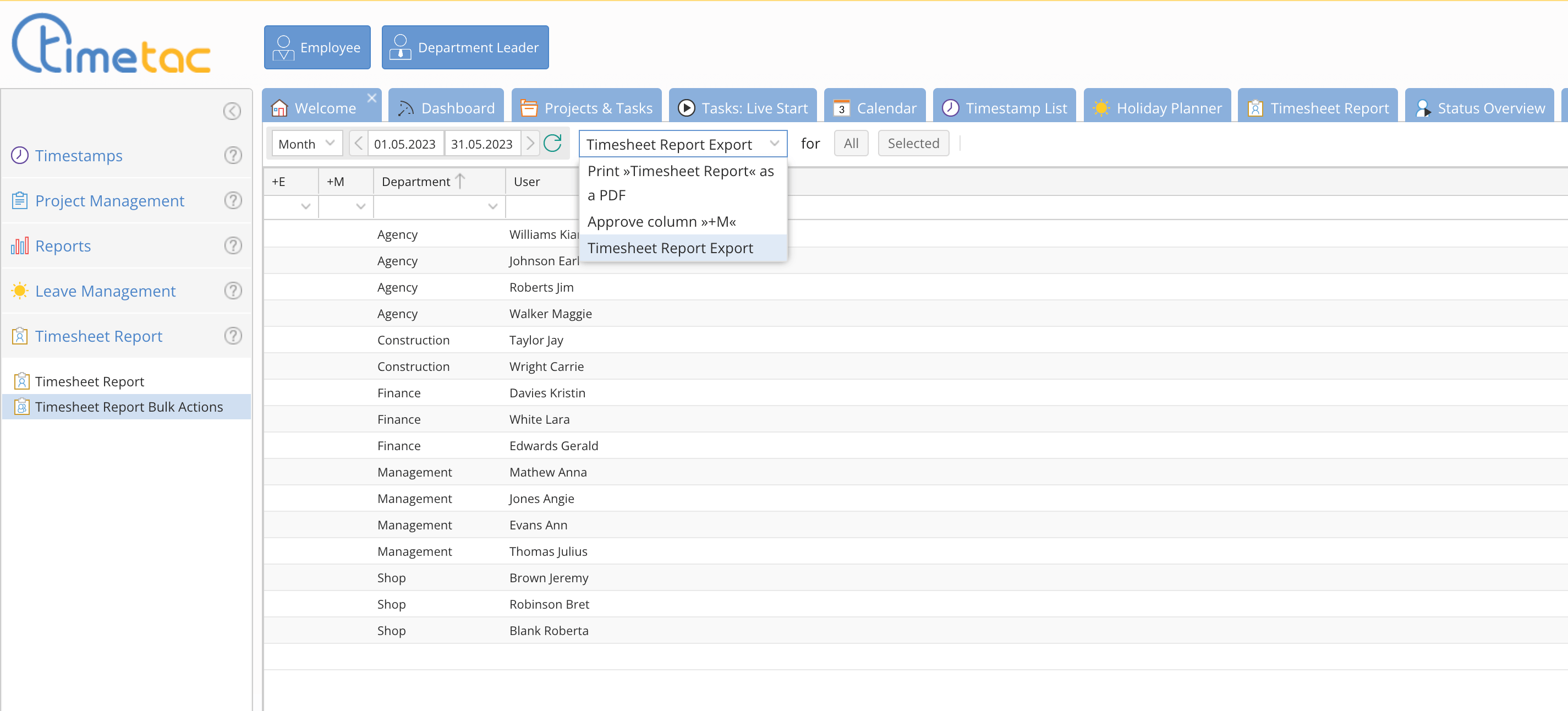 Dropdown-Liste Dropdown-Liste