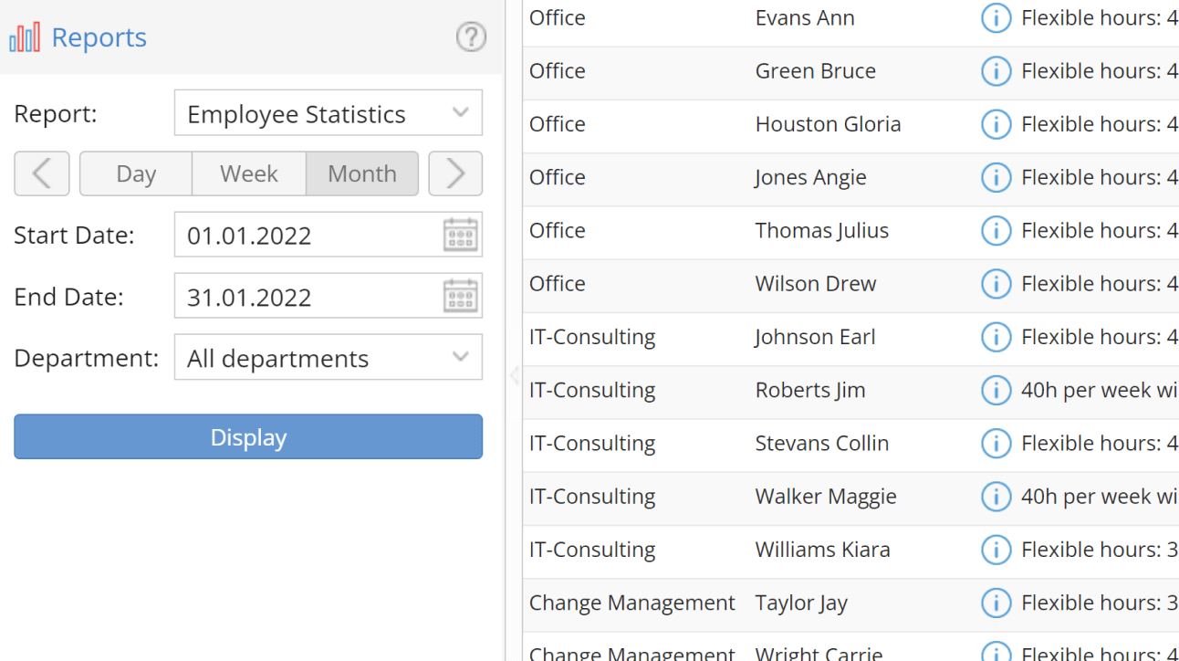 TimeTac employee reports TimeTac employee reports