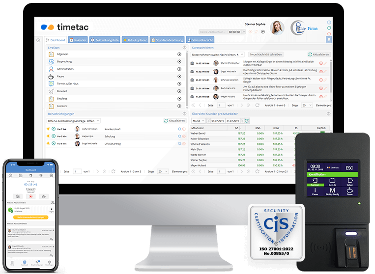 TimeTac Online-Zeiterfassung TimeTac Online-Zeiterfassung