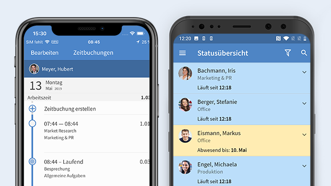 Mobile Zeiterfassung App Für Smartphone Und Handy | TimeTac