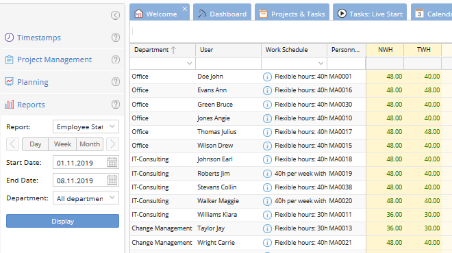 Employee Time Tracking Management Software